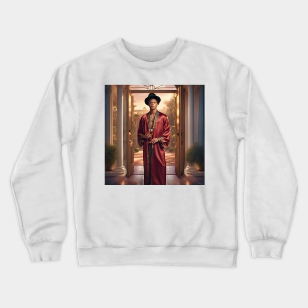 Bruno Mars Leave the DoorOpen Crewneck Sweatshirt by IconsPopArt